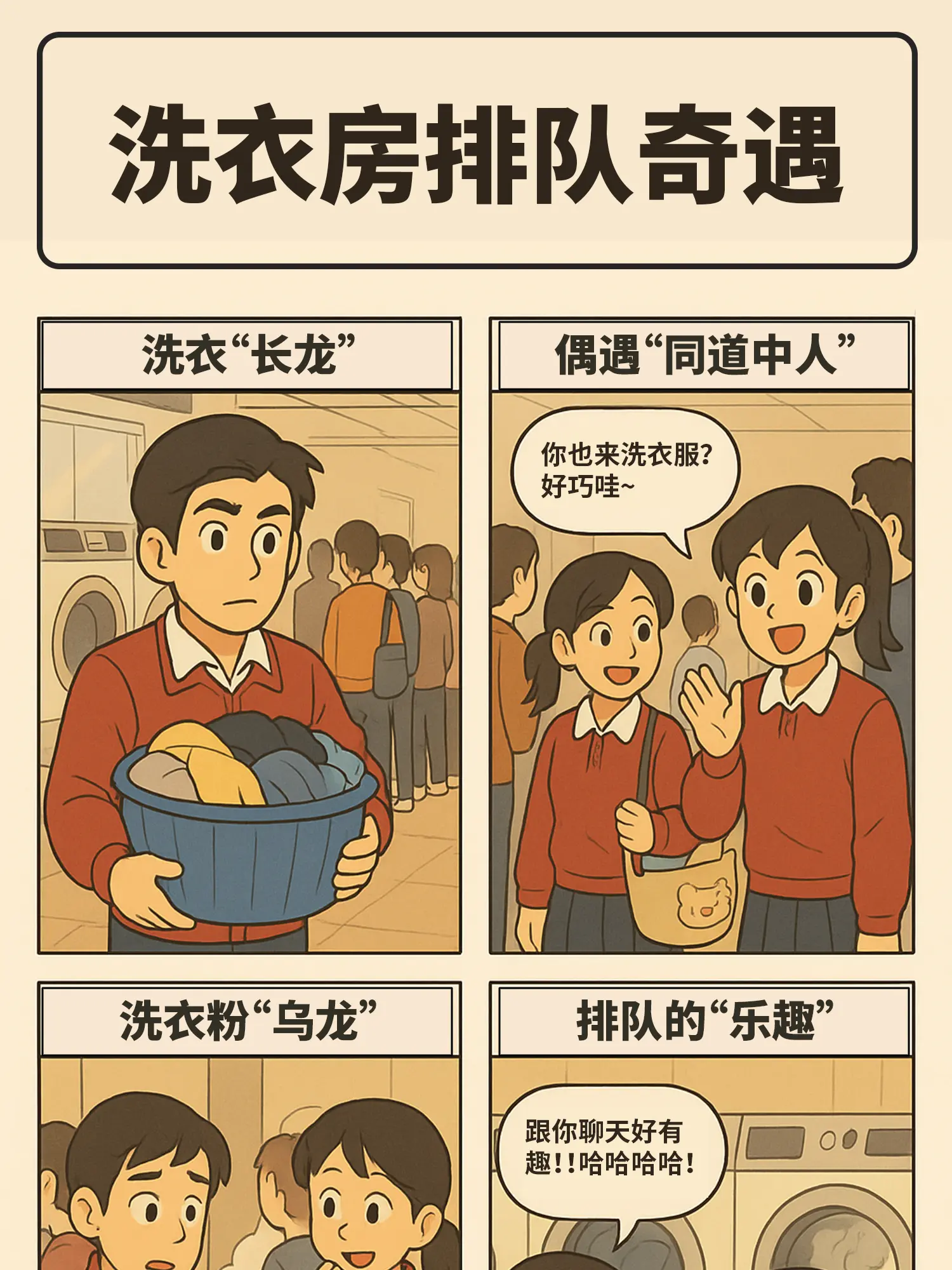 排隊的洗衣房漫畫封面图片