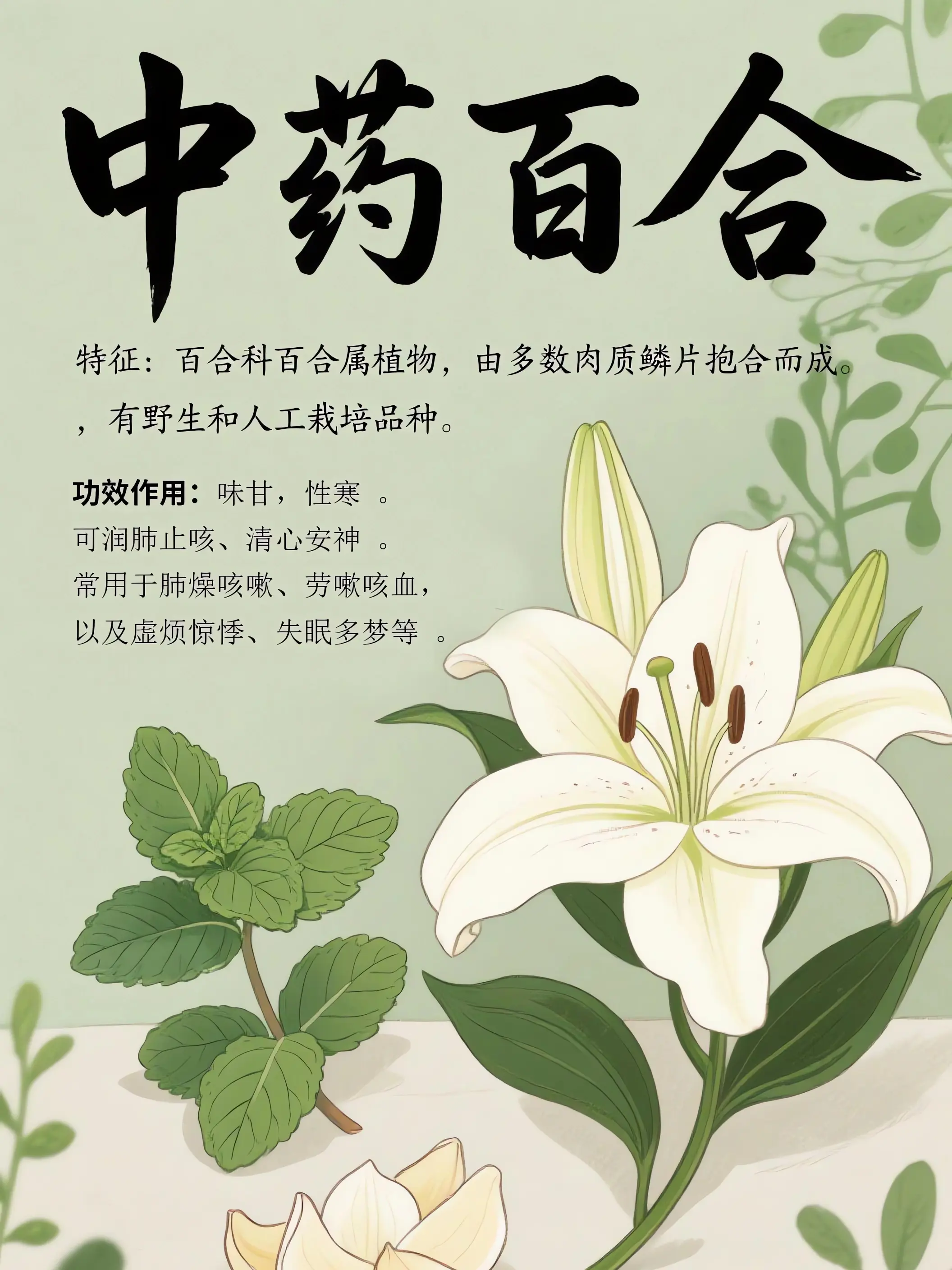 百合中藥小課堂漫畫封面图片
