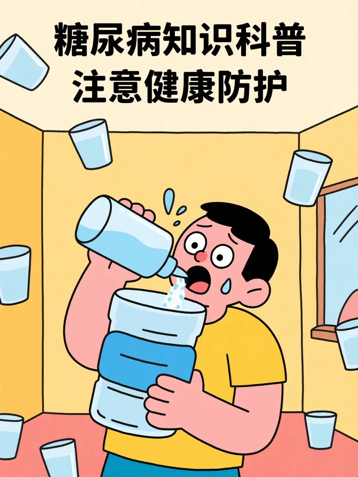 糖尿病科普小課堂漫畫封面图片
