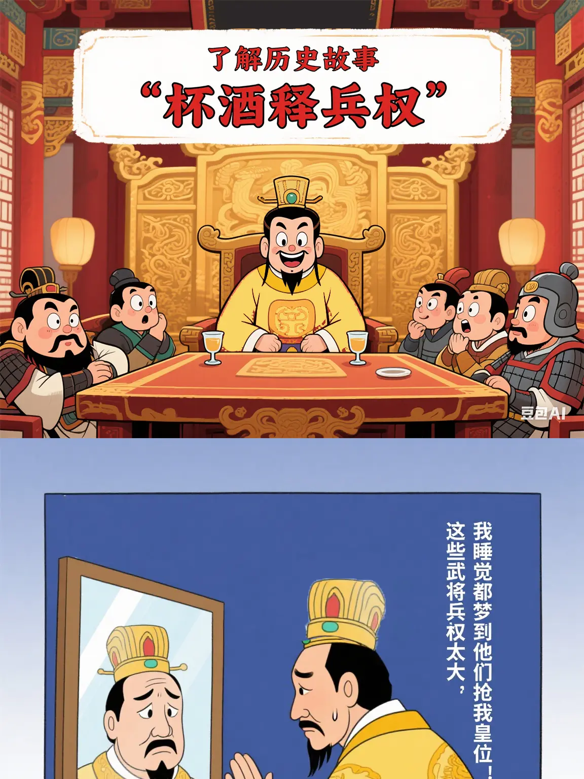 杯酒釋兵權漫畫封面图片