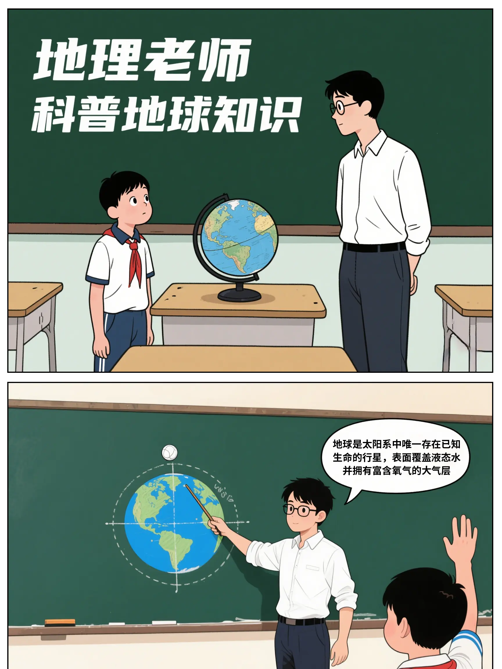 地球知識科普漫畫封面图片