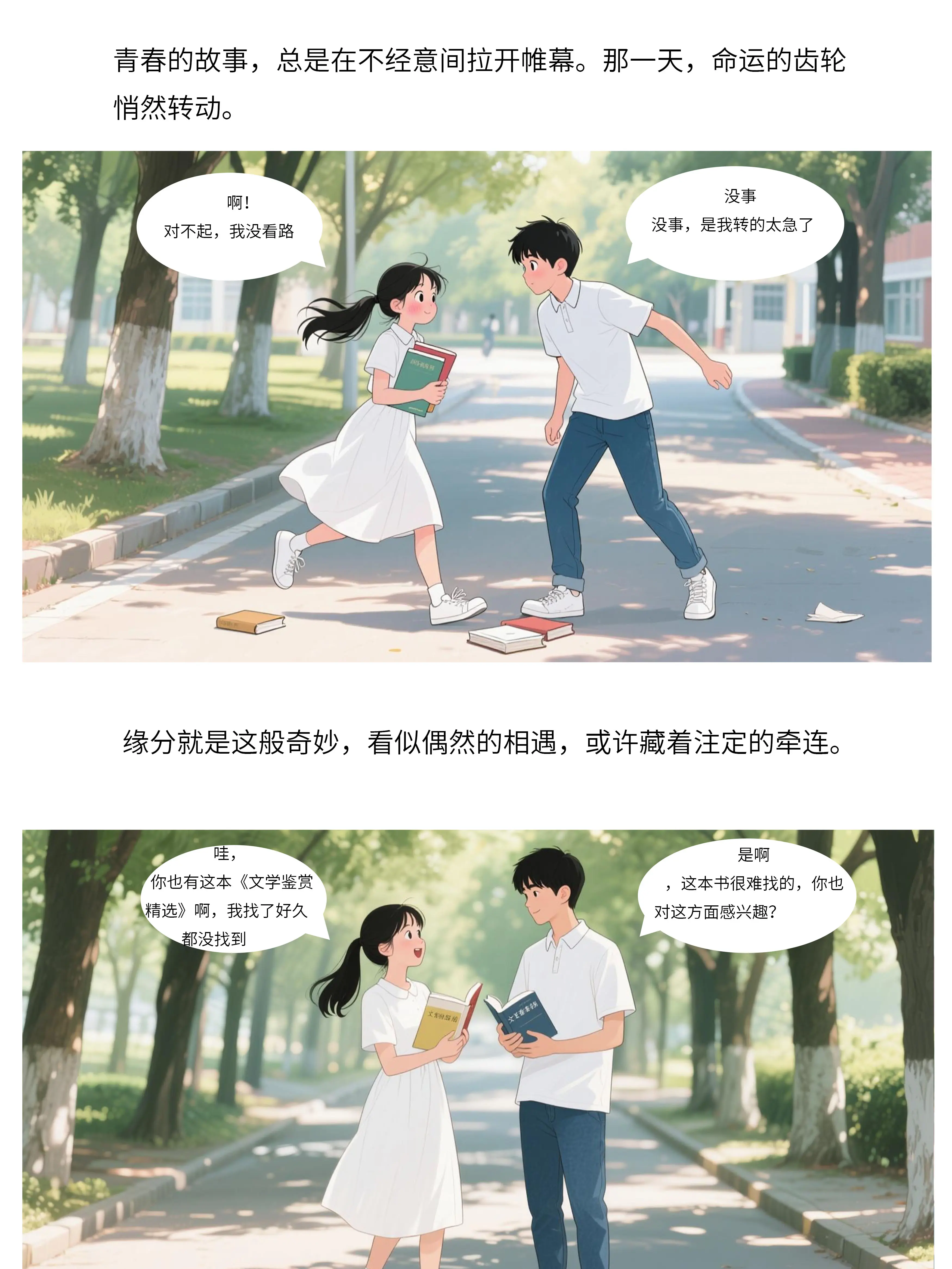 純純的戀愛漫畫封面图片