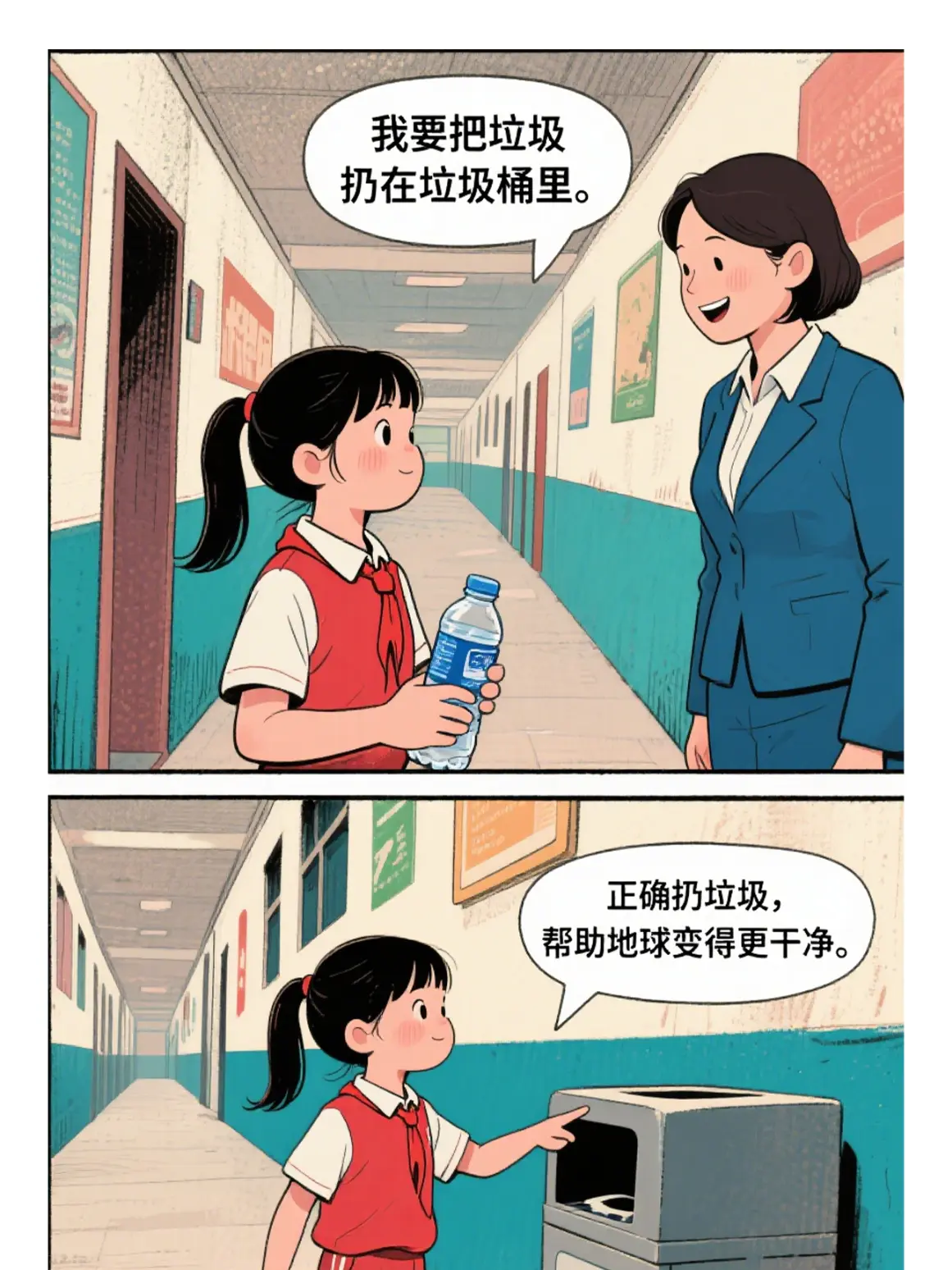 正確扔垃圾漫畫封面图片