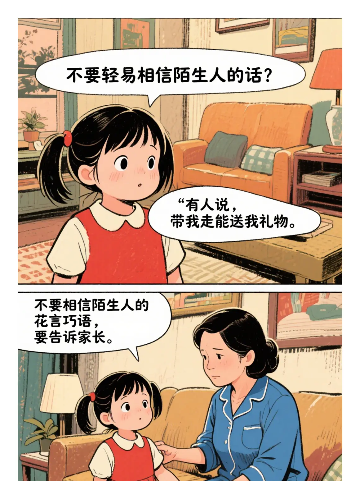 遠離陌生人搭讪漫畫封面图片