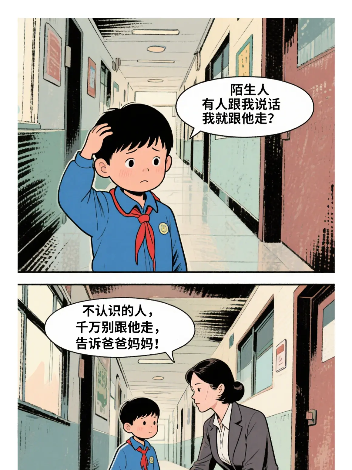 不跟陌生人走漫畫封面图片