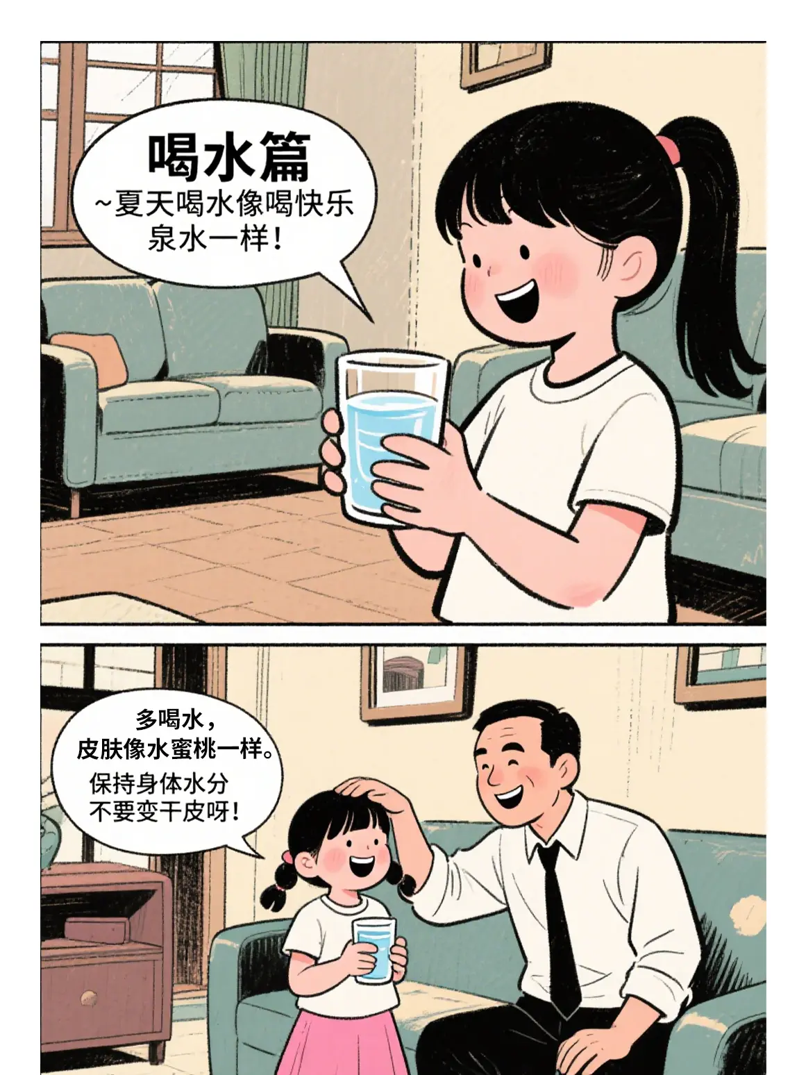 保持健康多喝水漫畫封面图片