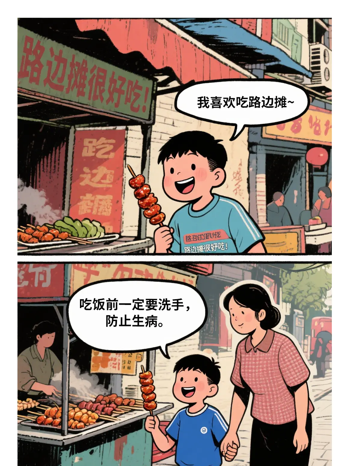 飯前需洗手漫畫封面图片