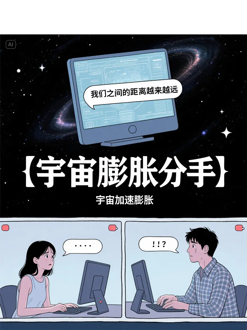宇宙两端谈戀愛漫畫封面图片