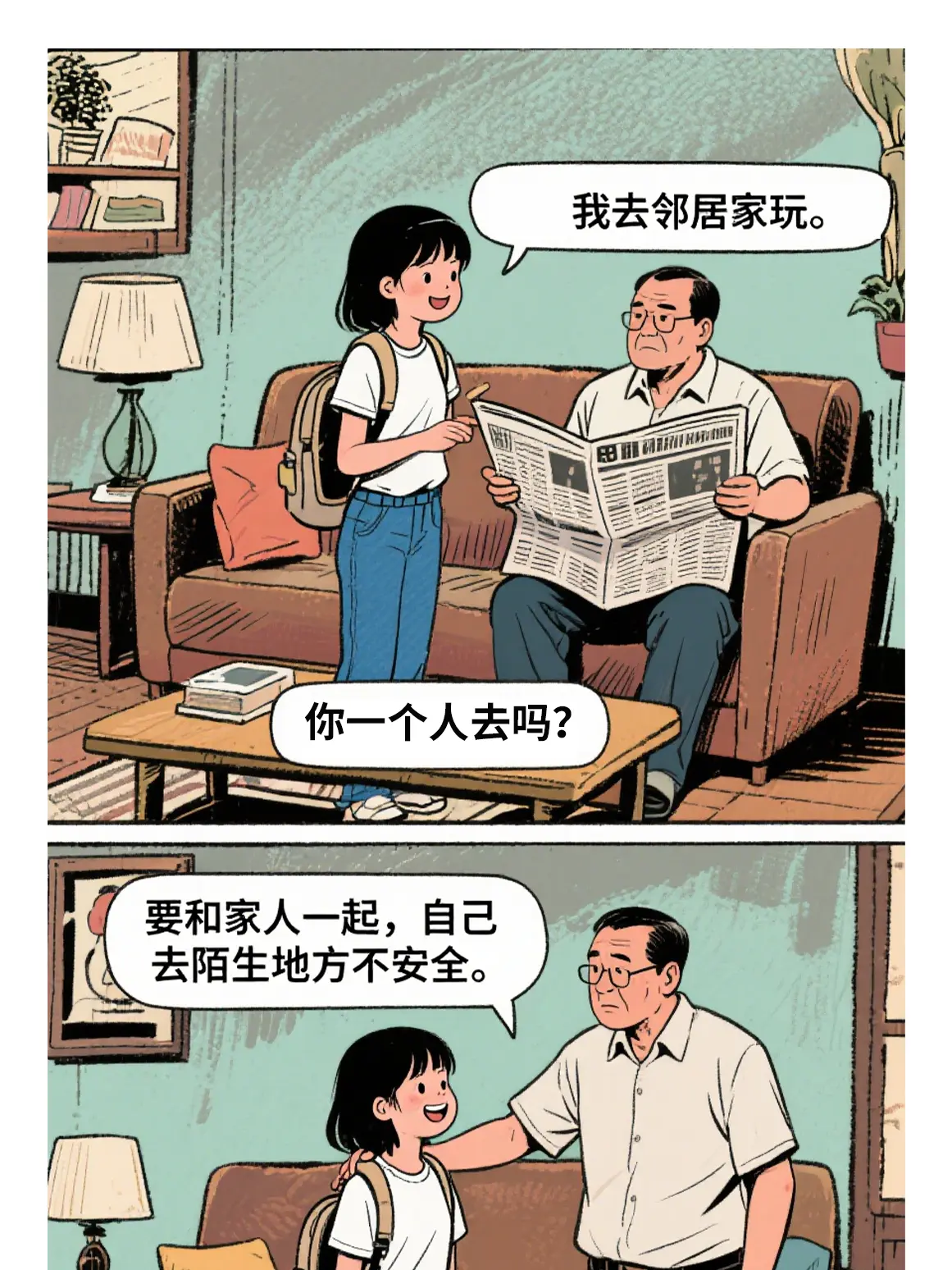 不單獨去陌生人家漫畫封面图片