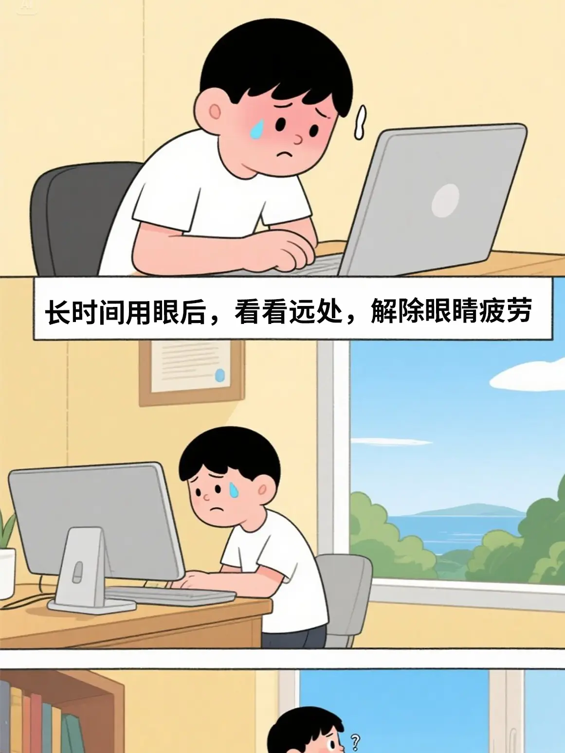 學會健康用眼漫畫封面图片