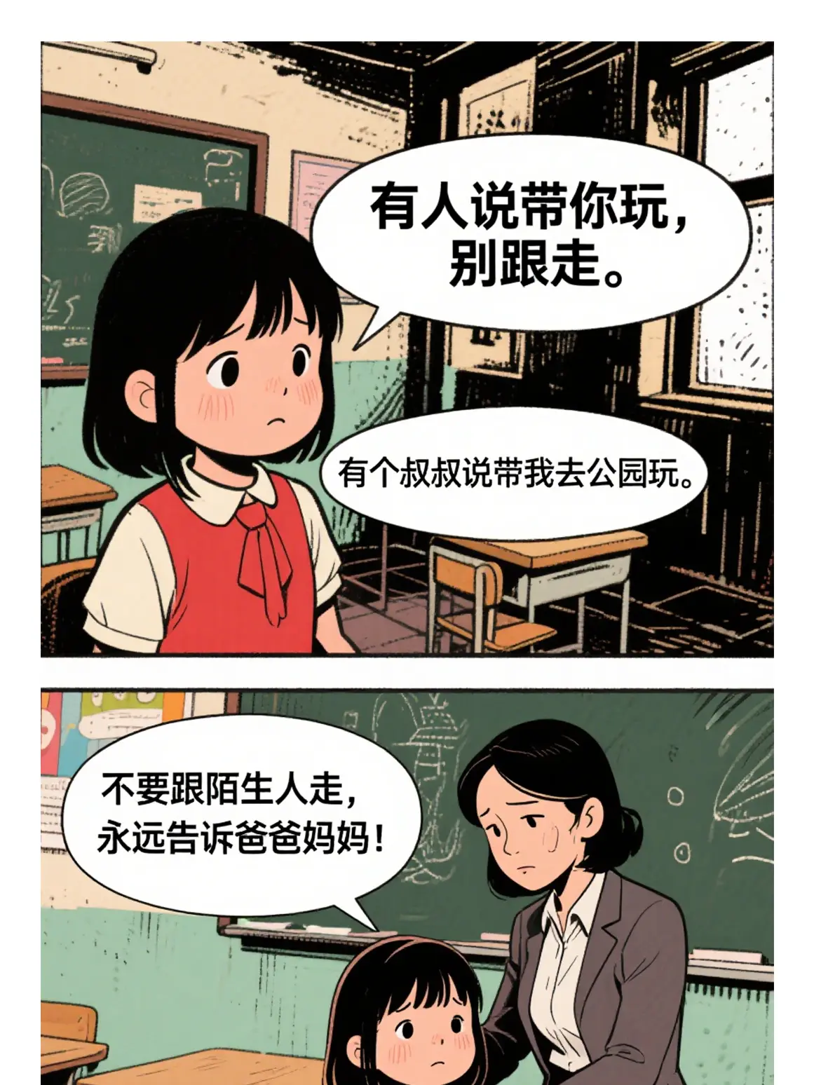 別跟陌生人走漫畫封面图片