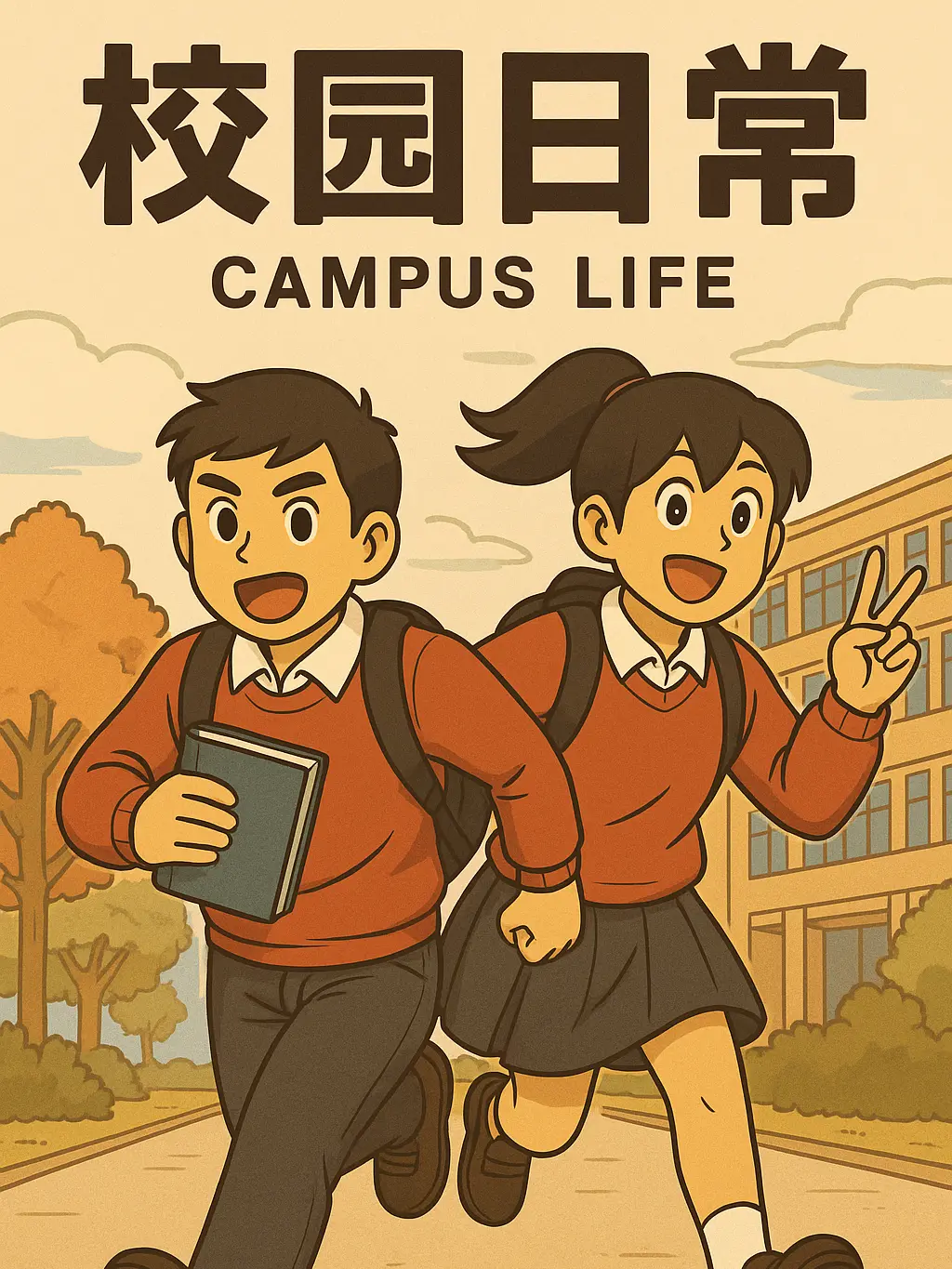 大学生的校園生活漫畫封面图片