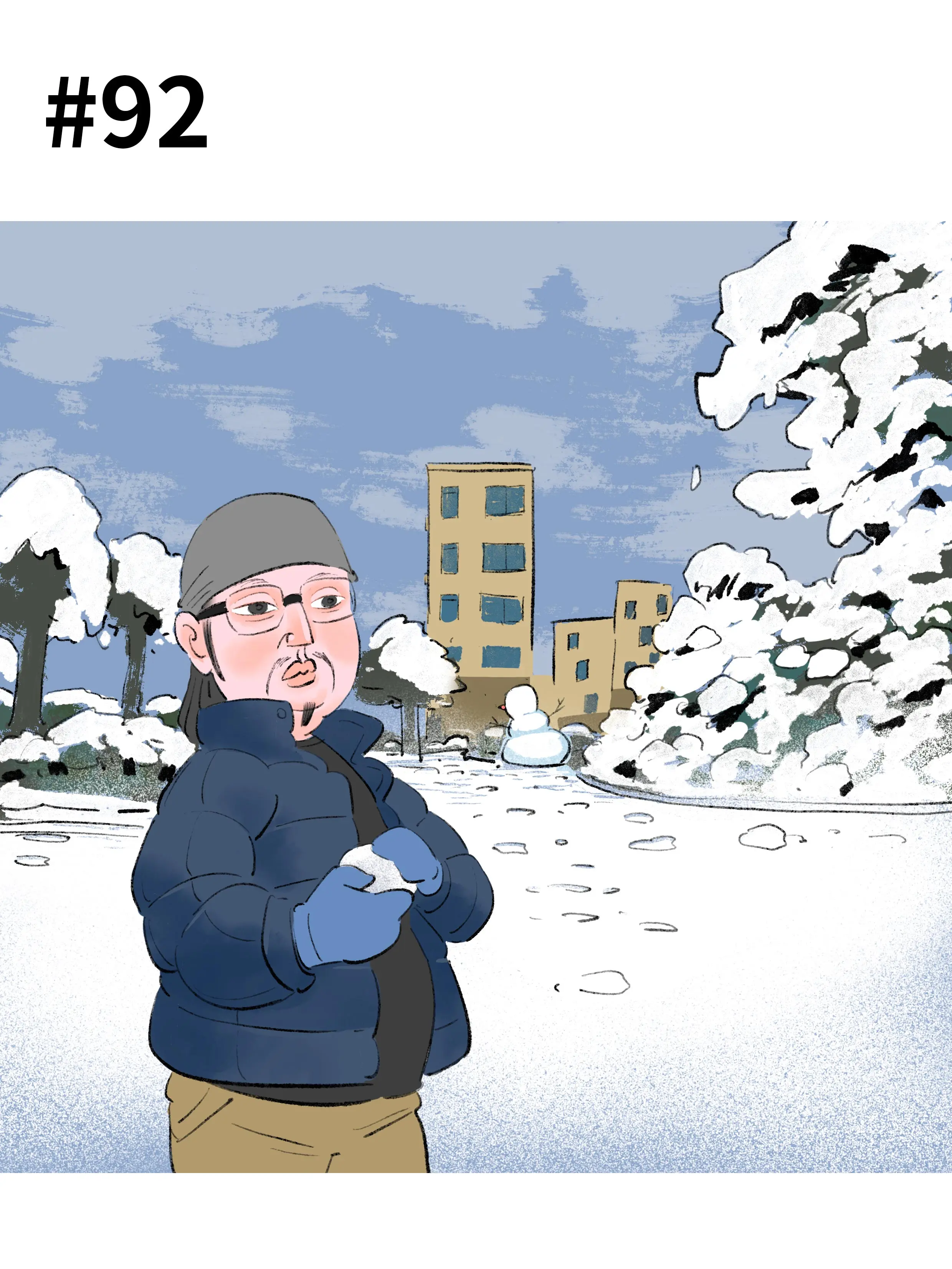 堆雪人漫畫封面图片