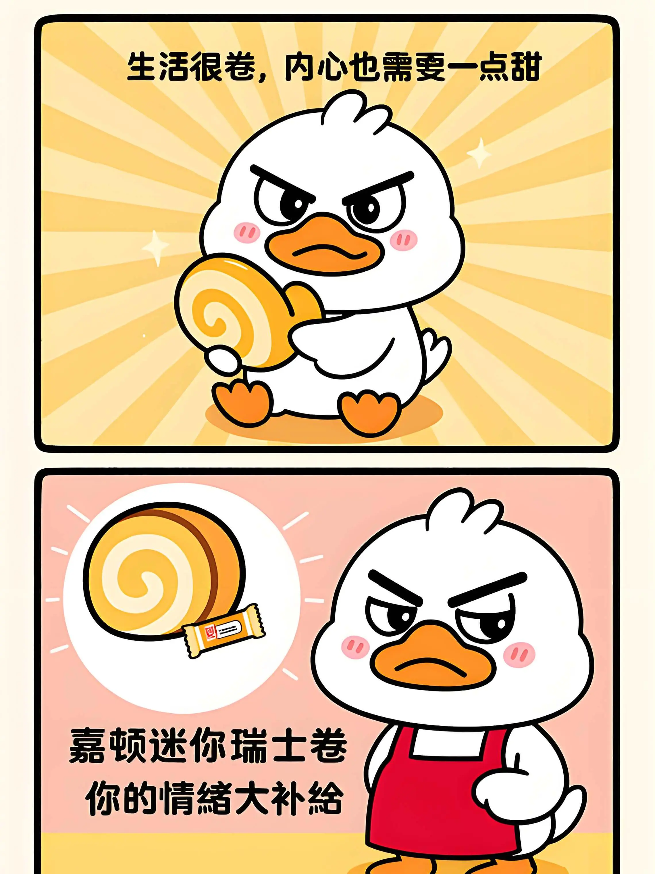 豆豆鸭條漫-生活很卷漫畫封面图片