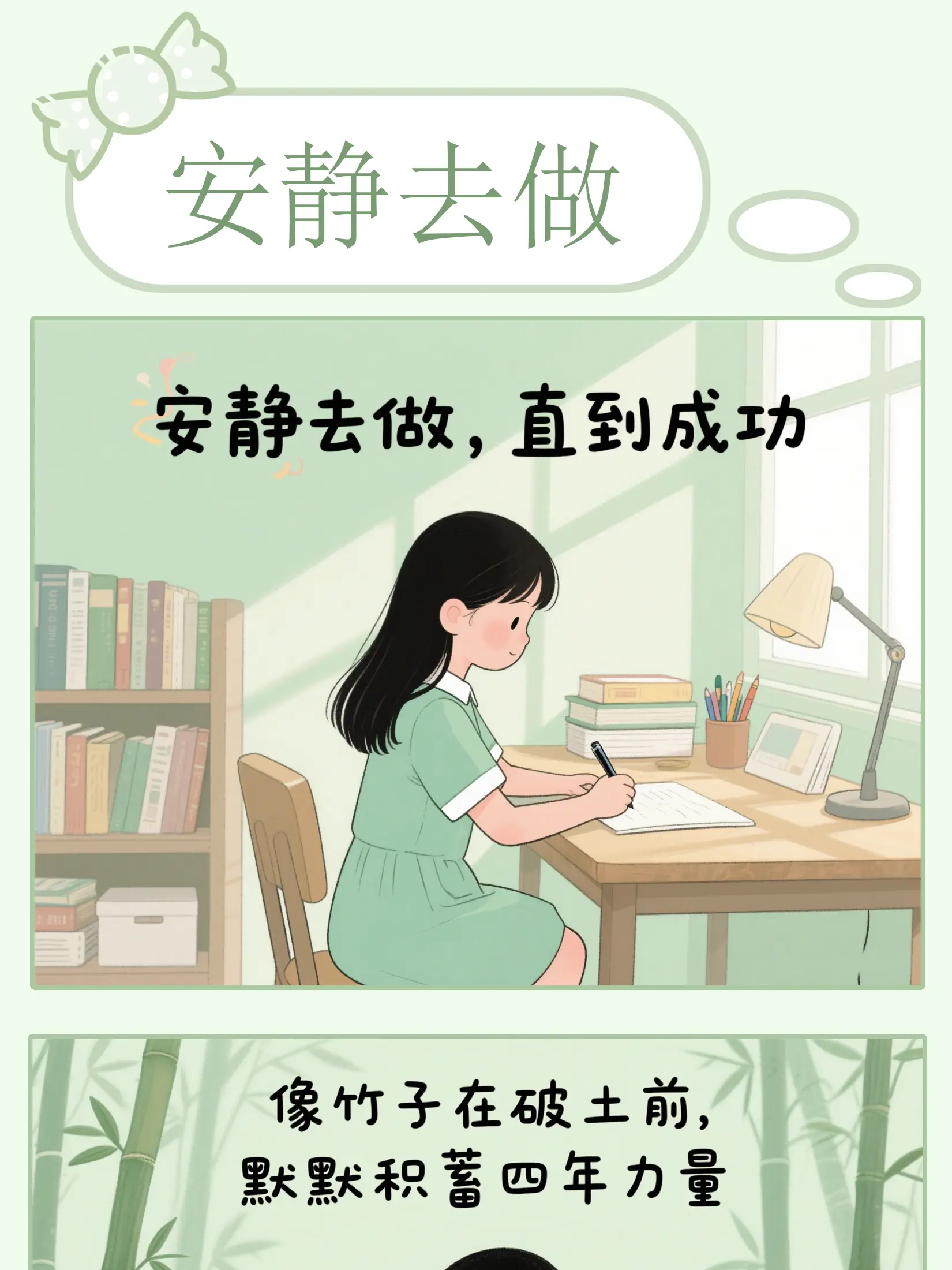 安靜去做直到成功漫畫封面图片