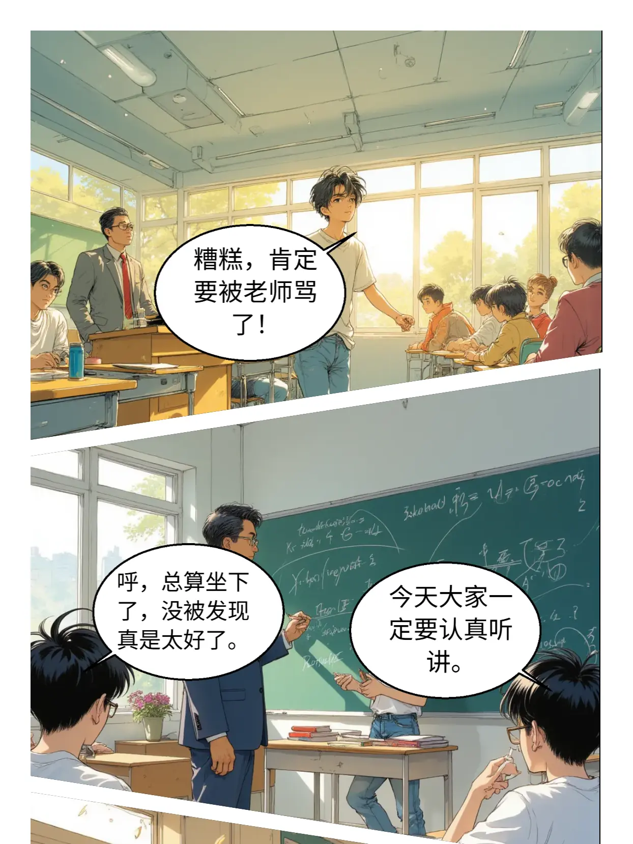 校園生活中常见又温馨的小插曲漫畫封面图片