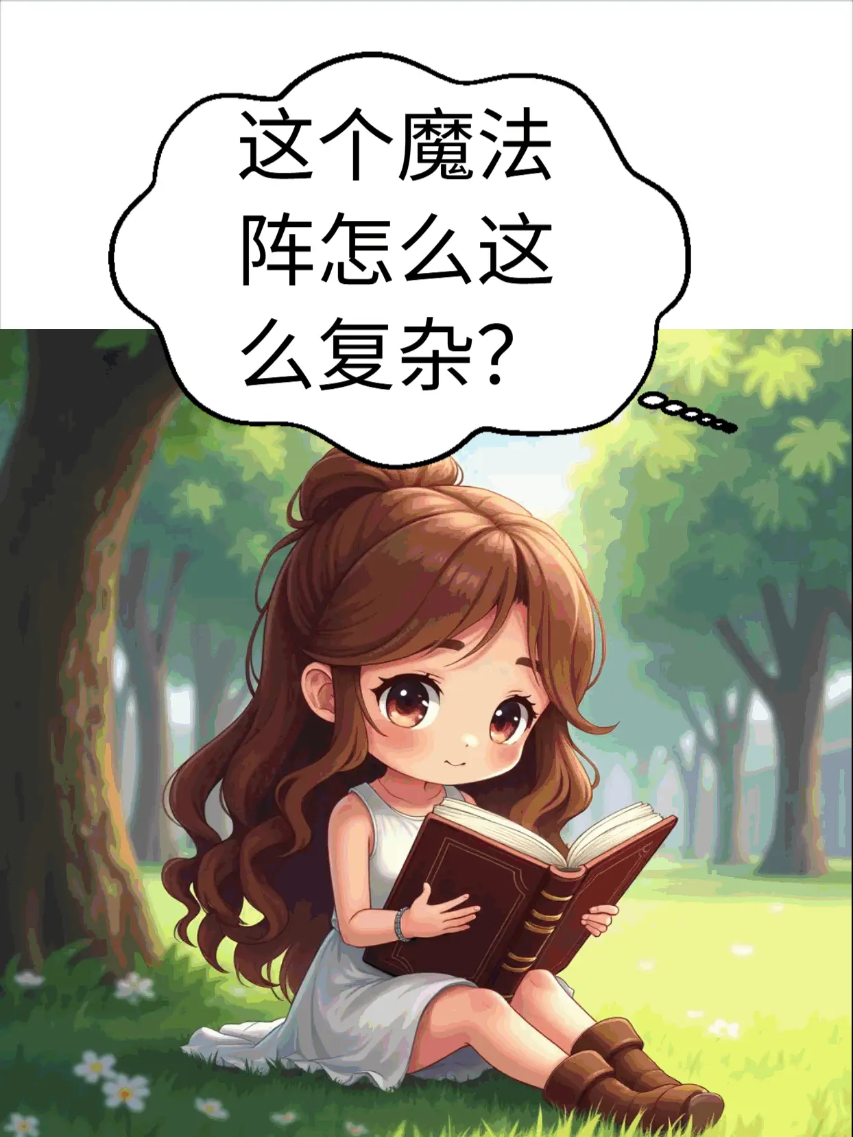 萌系魔法少女的成長漫畫封面图片