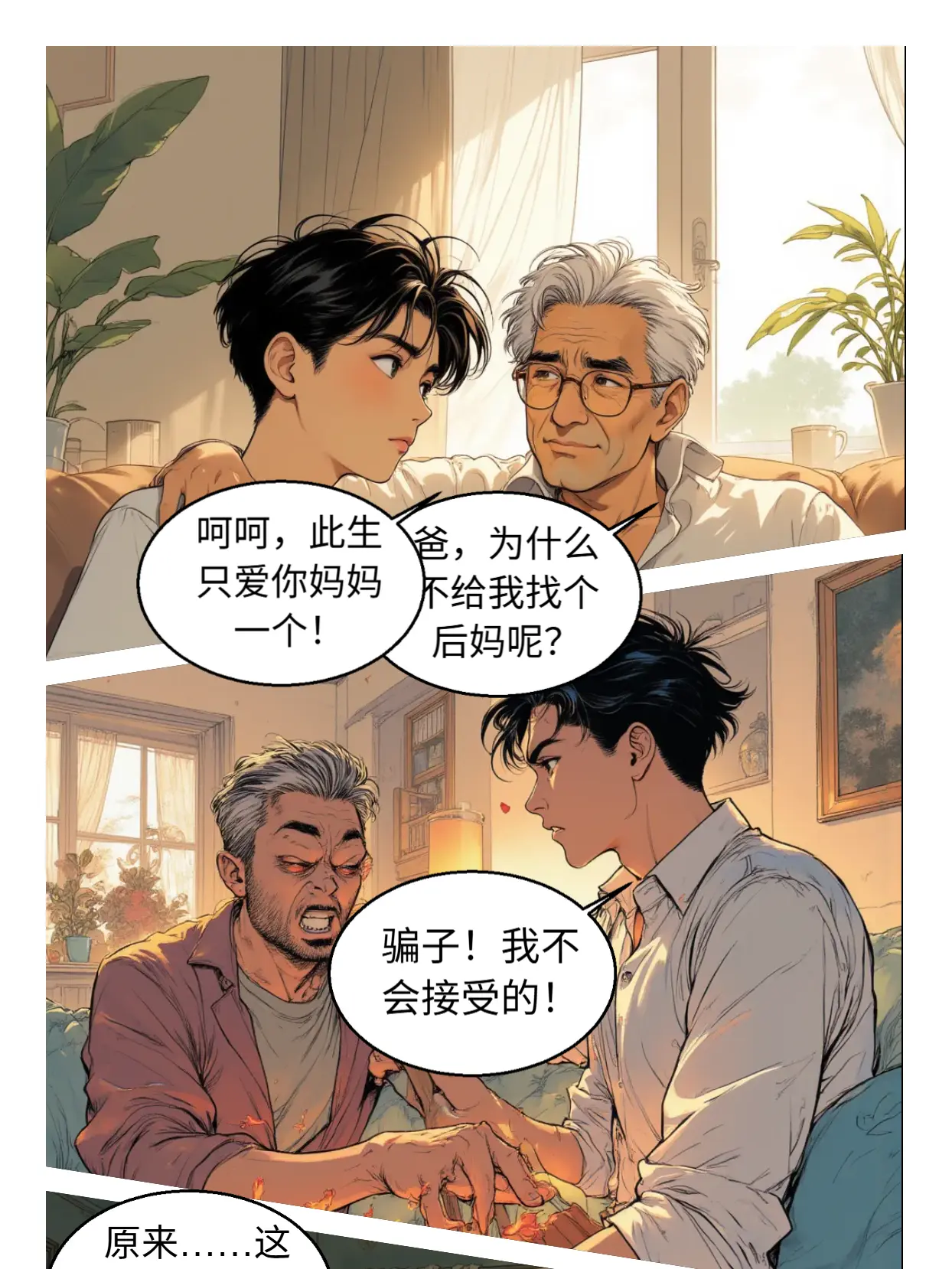 李明與父親之間感人至深的親情故事漫畫封面图片
